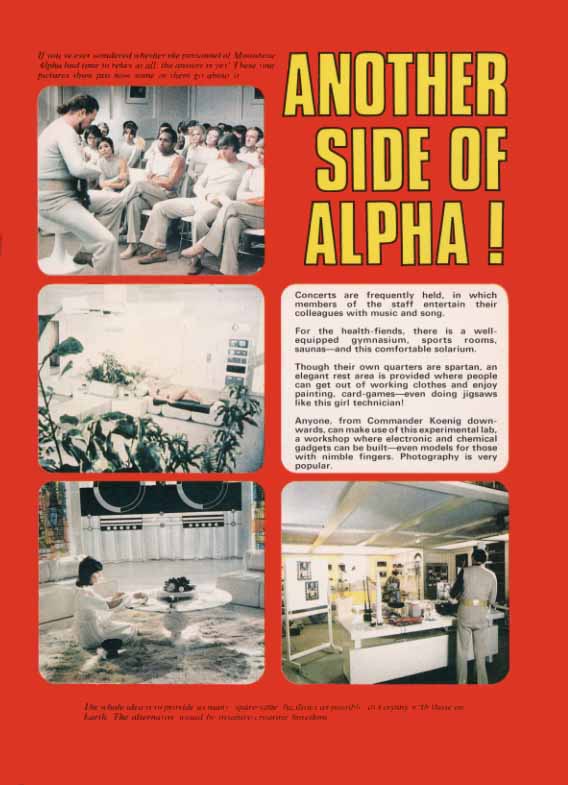 Another Side of Alpha: Recreation on Moonbase Alpha