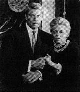Barbara Bain and Peter Graves in Mission: Impossible