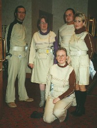 group of 5 costumes