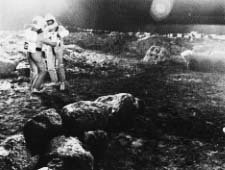 Bergman and Koenig on the Moon's Surface