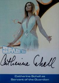 Catherine Schell autograph card