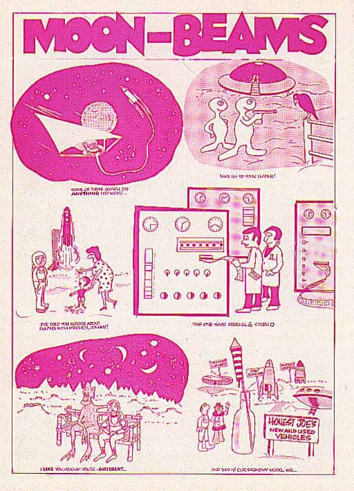 Moon-Beams, Cartoons about Space