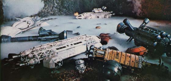 Spaceship graveyard in Dragon's Domain