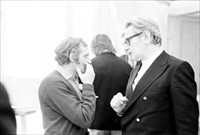 Frank Watts talks to Reg Hill