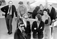 Director Lee Katzin, Reg Hill and designer Keith Wilson