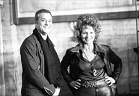 Tony Curtis and Sylvia Anderson