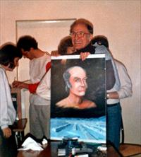 Barry Morse in Paris, 1990