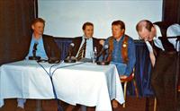 Chris Penfold, Derek Wadsworth, Martin Bower; Chris Bentley takes a bow