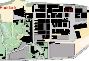 Map showing paddock area