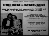 Gerald Stadden and Jacqueline Horton
