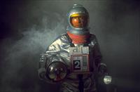 Silver spacesuit