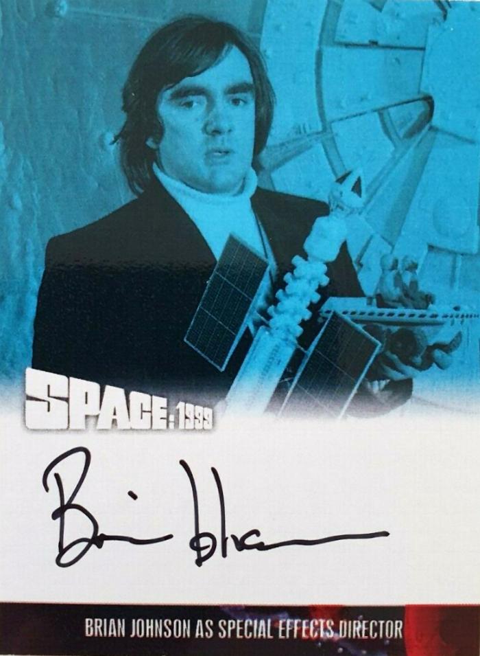 Unstoppable Space 1999 Series 3 Autograph Card BRIAN JOHNSON SFX S3-BJ1 BLACK 