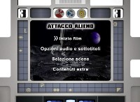 Main menu: Alien Attack