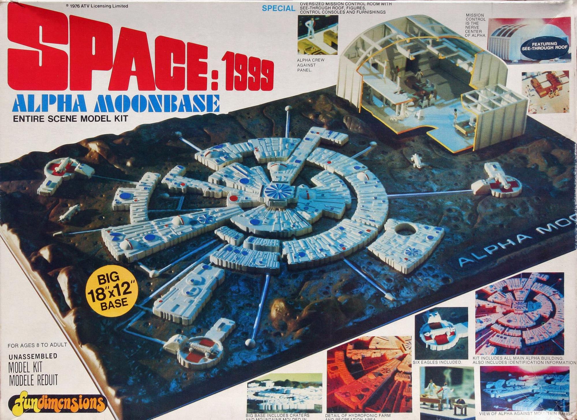 Details about   Space 1999 Alpha Moonbase from AMT ERTL New In Package! 