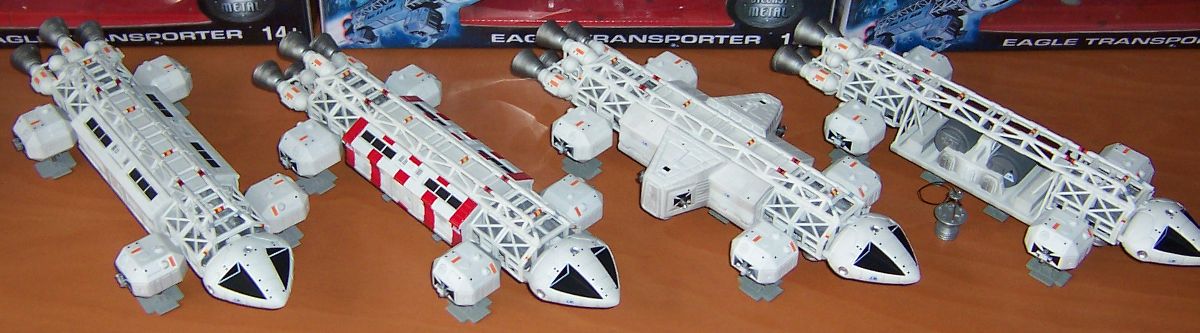 Mattel Space:1999 Eagle 1 Rear Rocket Engines set of 4 custom reproductions 