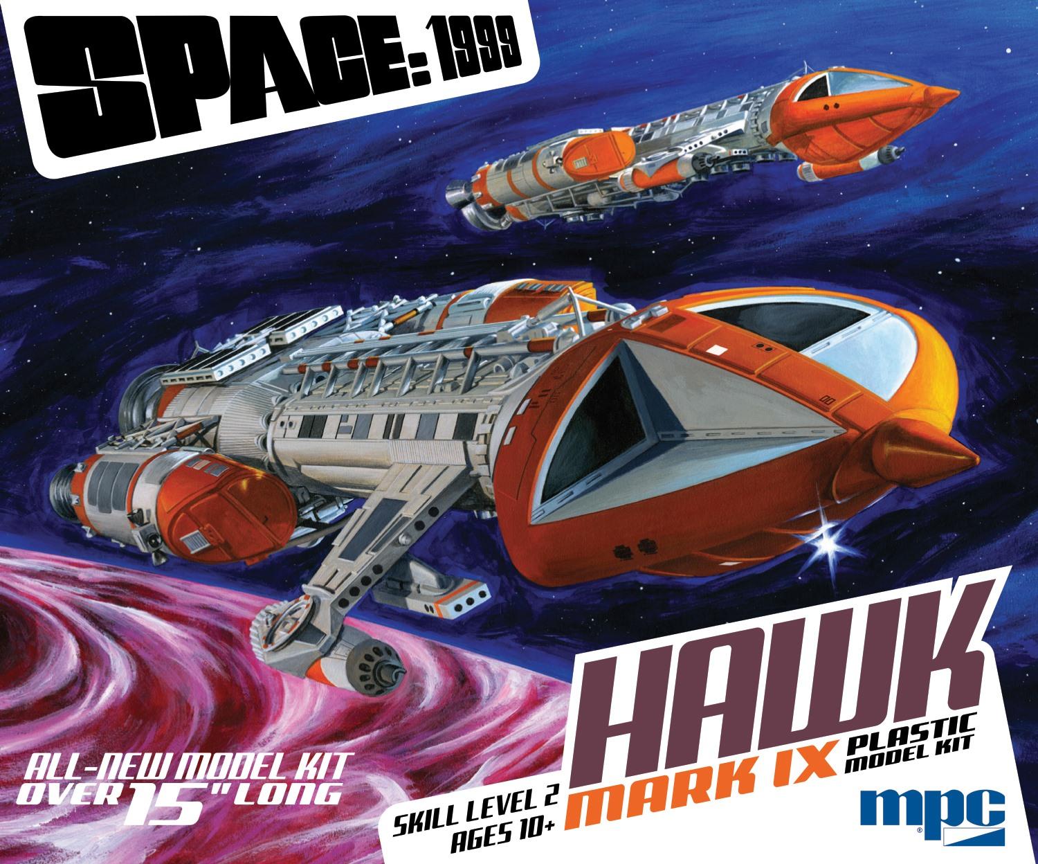 Vintage 1975 AIRFIX HAWK SPACESHIP Model Kit 5173-2 Space 1999 