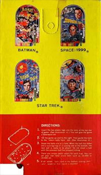 Pinball game (back of box)