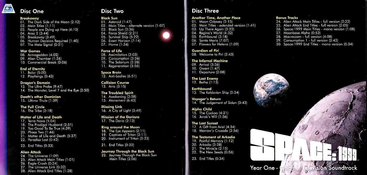 【4CD】『宇宙大冒険 スペース1999』Space: 1999 40th CD