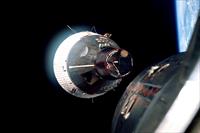 Gemini 6 and 7 rendezvous in orbit, December 15, 1965