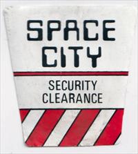 Space City entry sticker