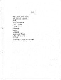 Cast list