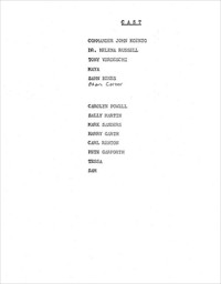 Cast list