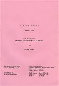 Final shooting script, 9th January 1976