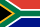 South Africa flag (in the 1970s a different flag was used, often known as the apartheid flag)