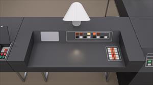 Andrew Novinc render: Alan's desk