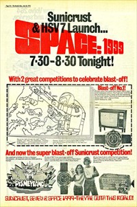 Sunicrust & HSV7 Launch... Space: 1999 7.30-8.30 Tonight!