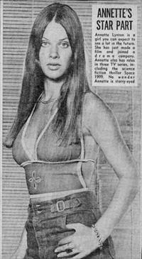 UK tabloid press cutting, 1974-5