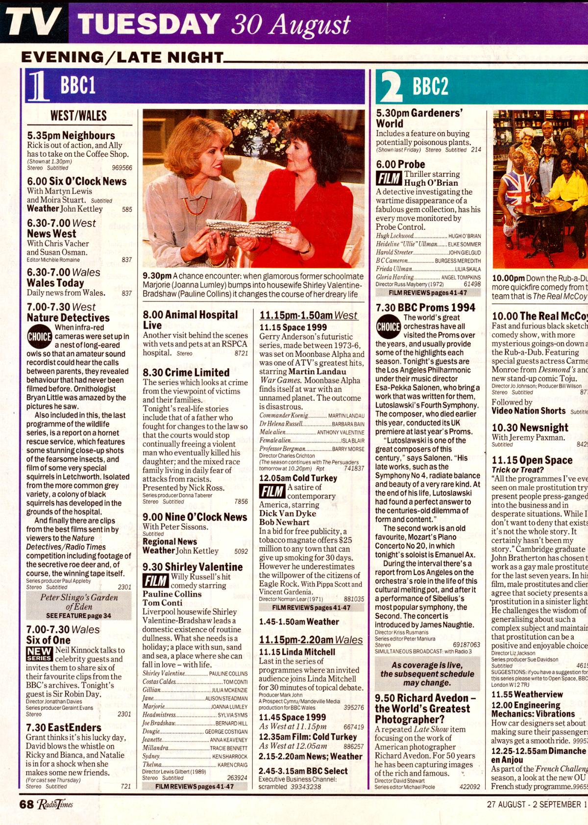 Space 1999 Catacombs Radio Times
