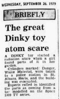 The great Dinky toy atom scare<